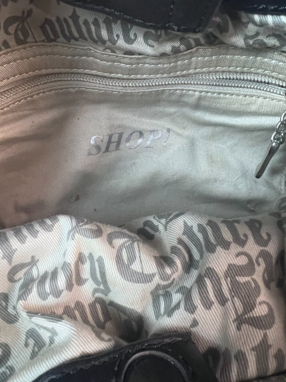 juicy couture daydreamer leopard print bag in grey and black - Picture 12 of 12